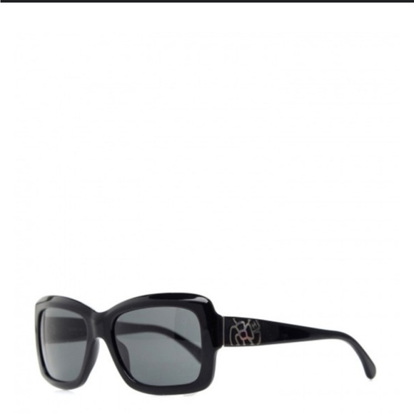 Chanel camellia  oversized polarazied tortoise sunglasses - Picture 1 of 15